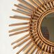 Vintage rattan mirror - 57cm