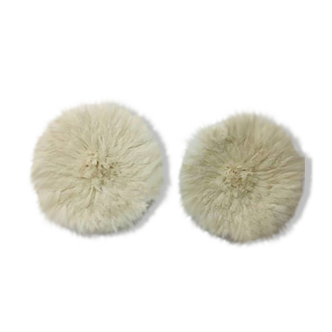 Set of 2 juju hats white of 60 cm