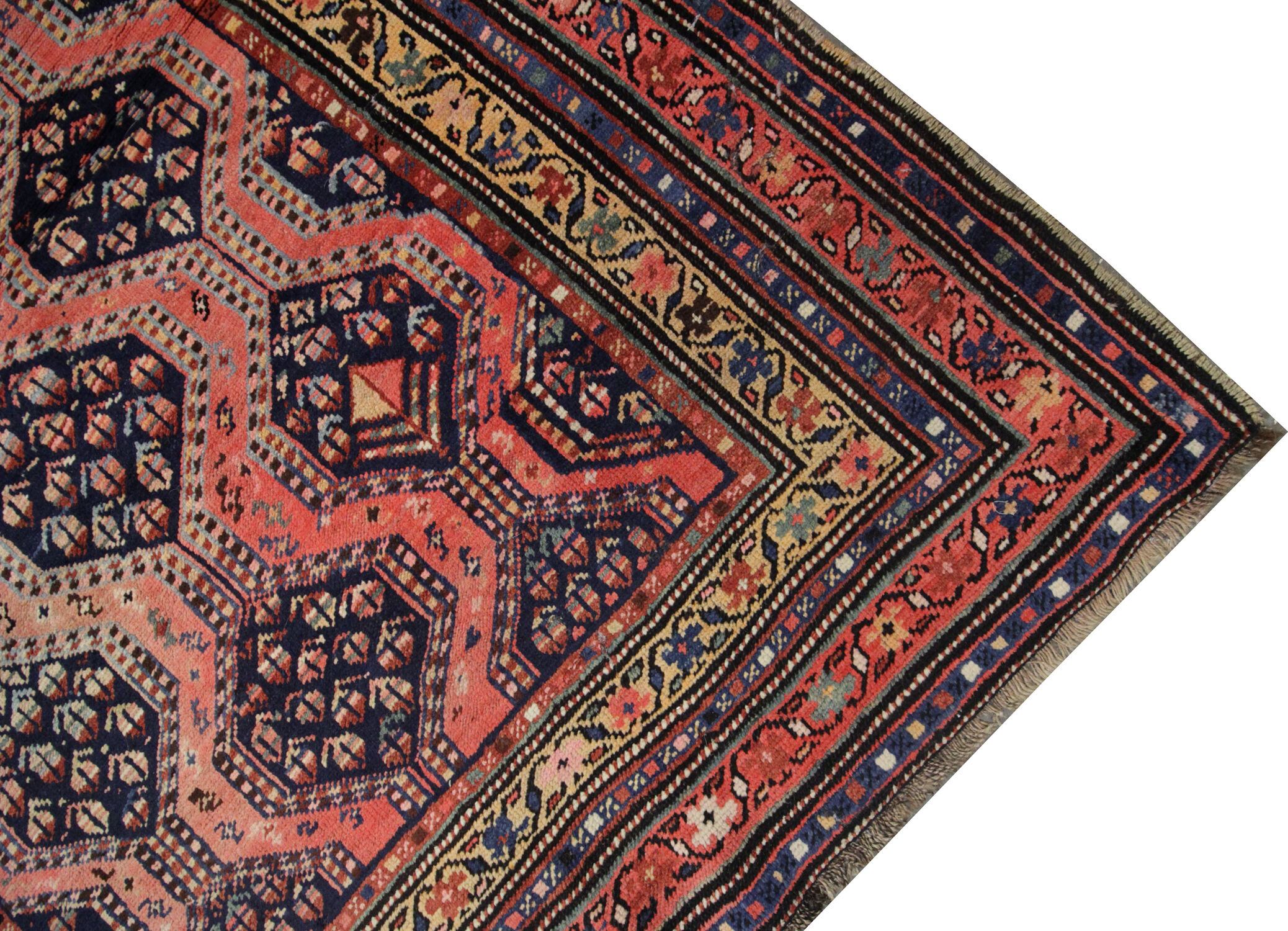 Rare caucasian antique rug, handwoven  karabagh rug- 230x107cm