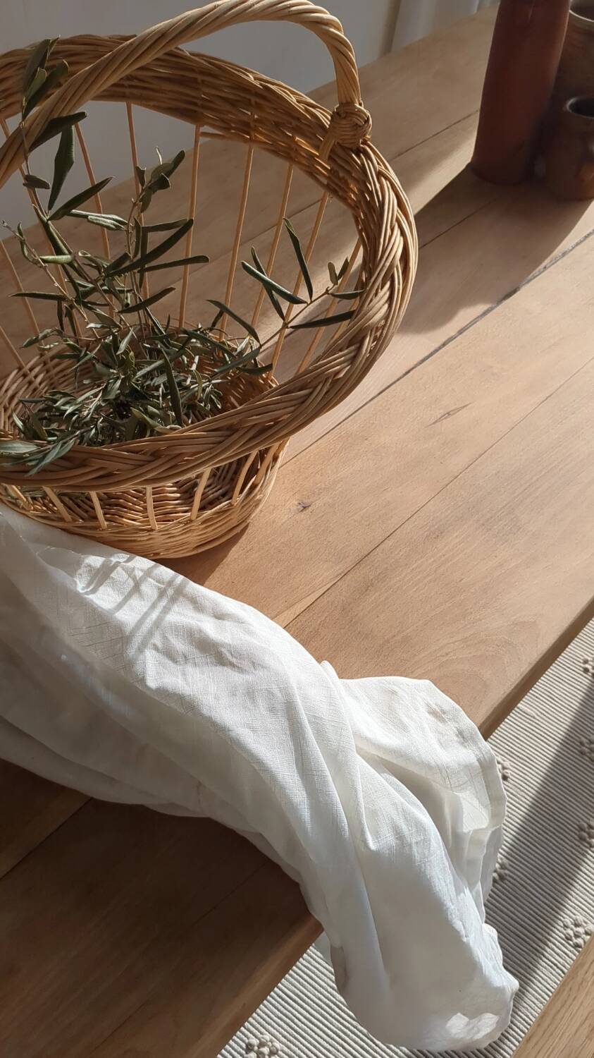 Restored farmhouse dining table