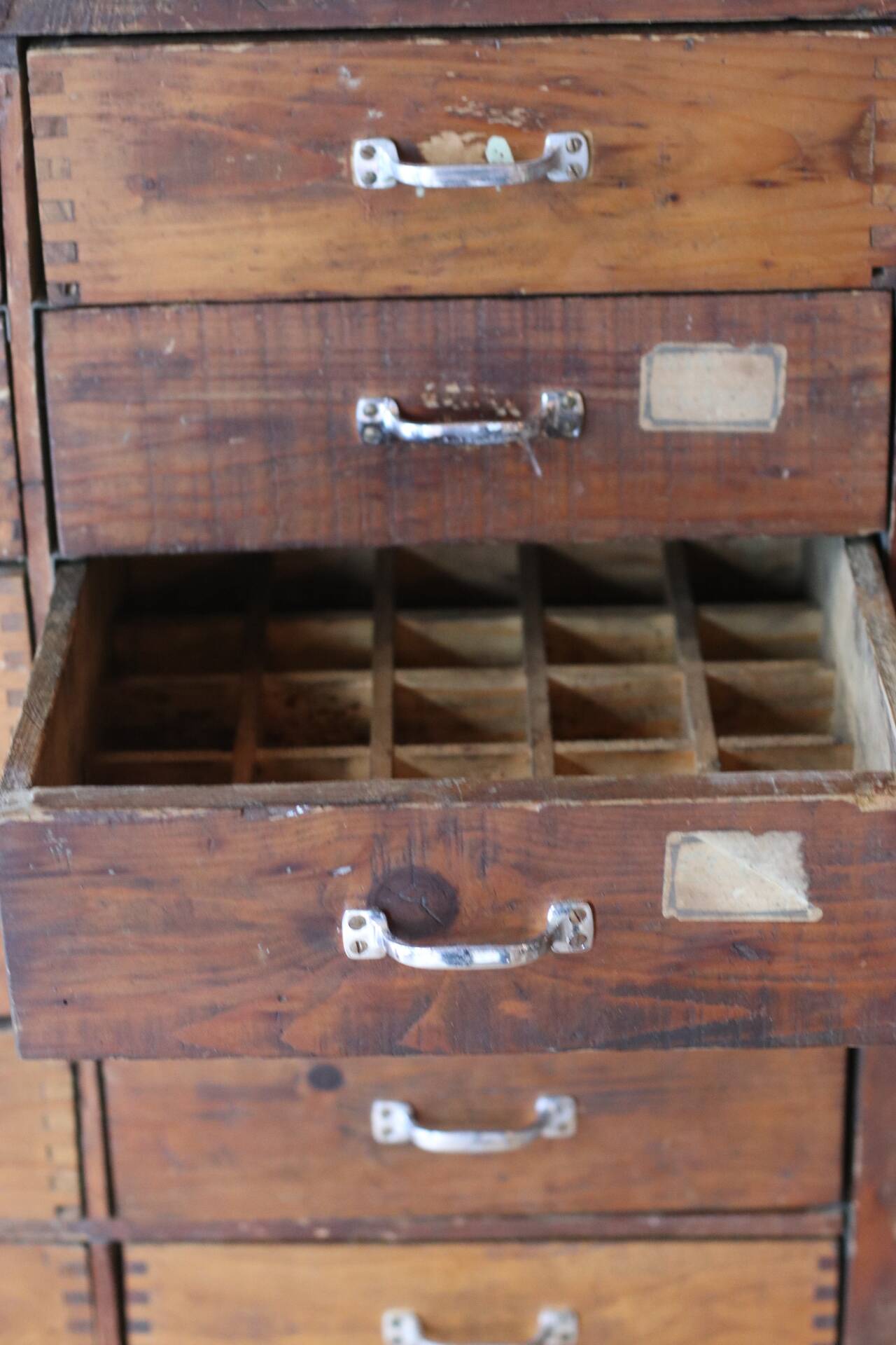 Craft cabinet with drawers