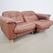 DS101 2-Seater Sofa in Leather from de Sede, 1970s