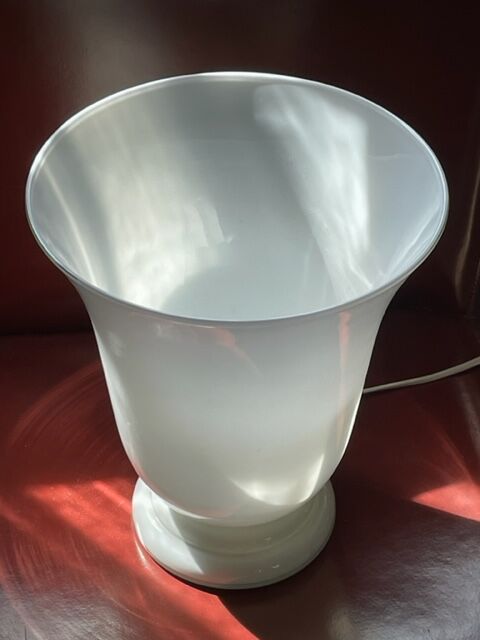 Lampe vasque opaline style art déco