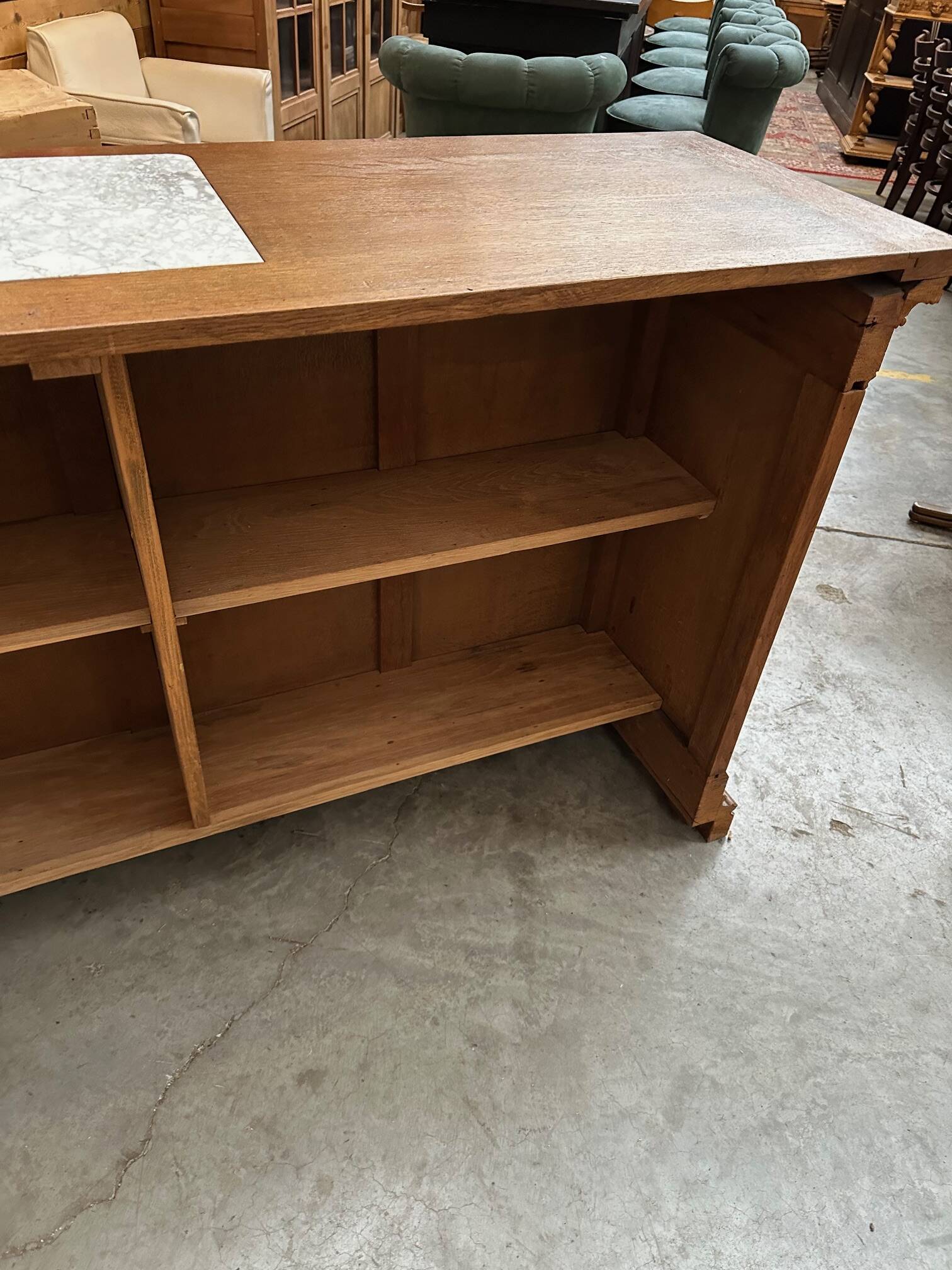 Oak countertop, early 20th century