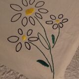 Nappe et serviettes brodées
