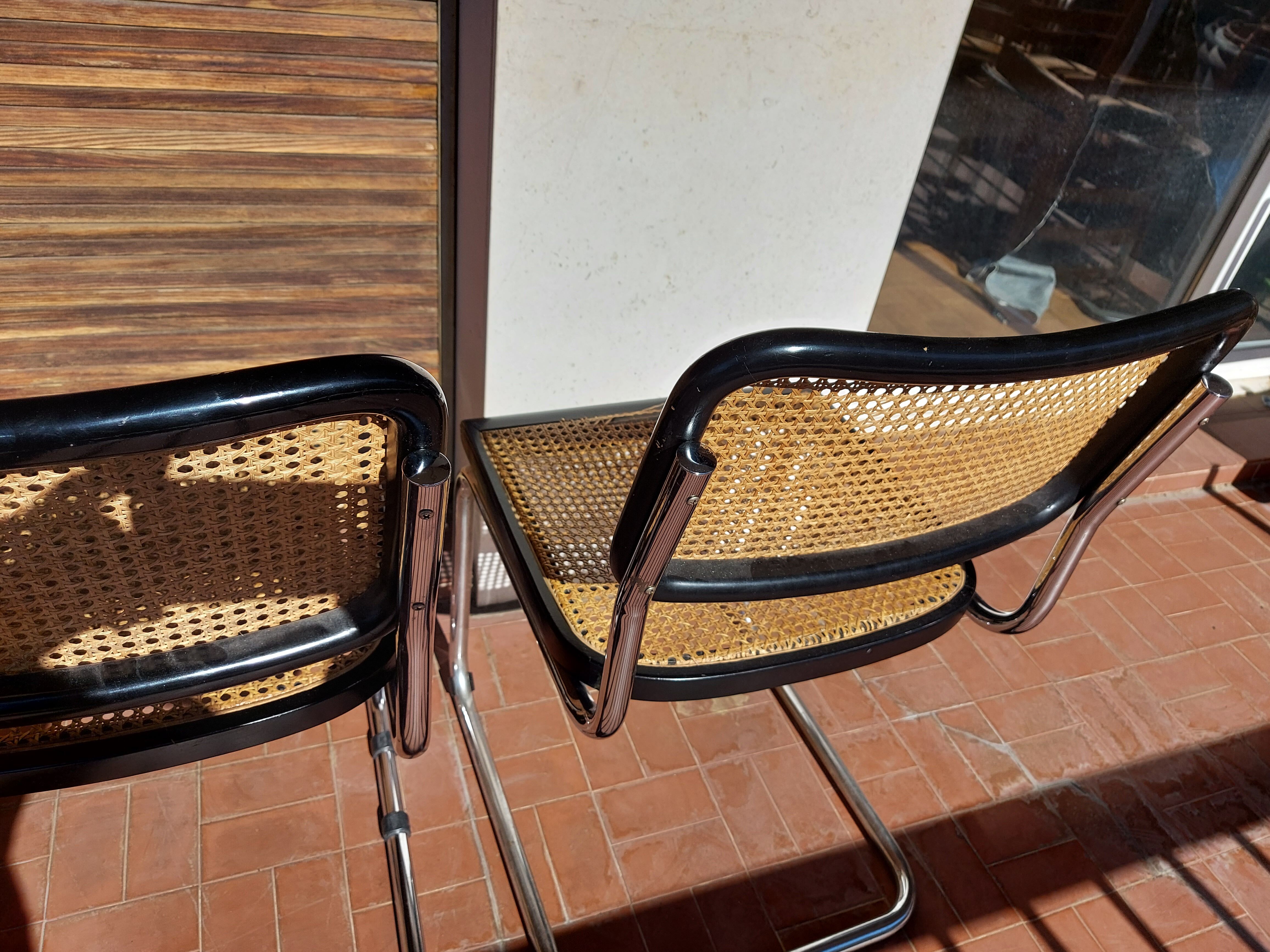 3 chairs Marcel Breuer B32