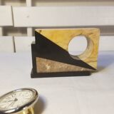 JAZ Quartz Clock Art Deco Marble Style - Table Clock