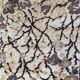 Old European art deco rug 84x184 cm