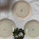 Lot de 5 assiettes en majoline Choisy le Roi XIX