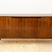 Mid-century walnut dresser by František Jirák, storage cabinet, 1970s