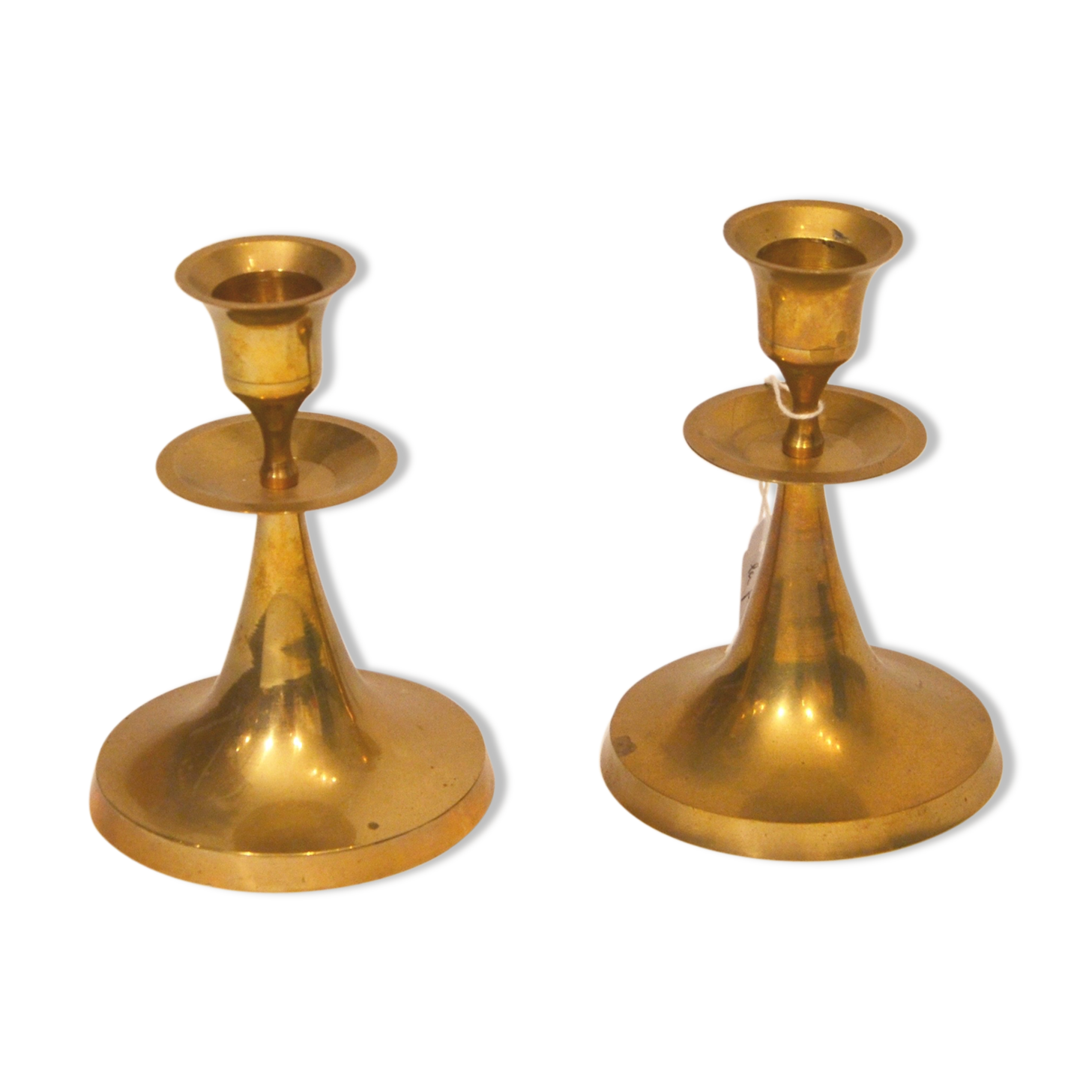 Paire de bougeoirs