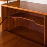 Poul Cadovius 4 bay teak wall unit for Cado, Denmark 1960s