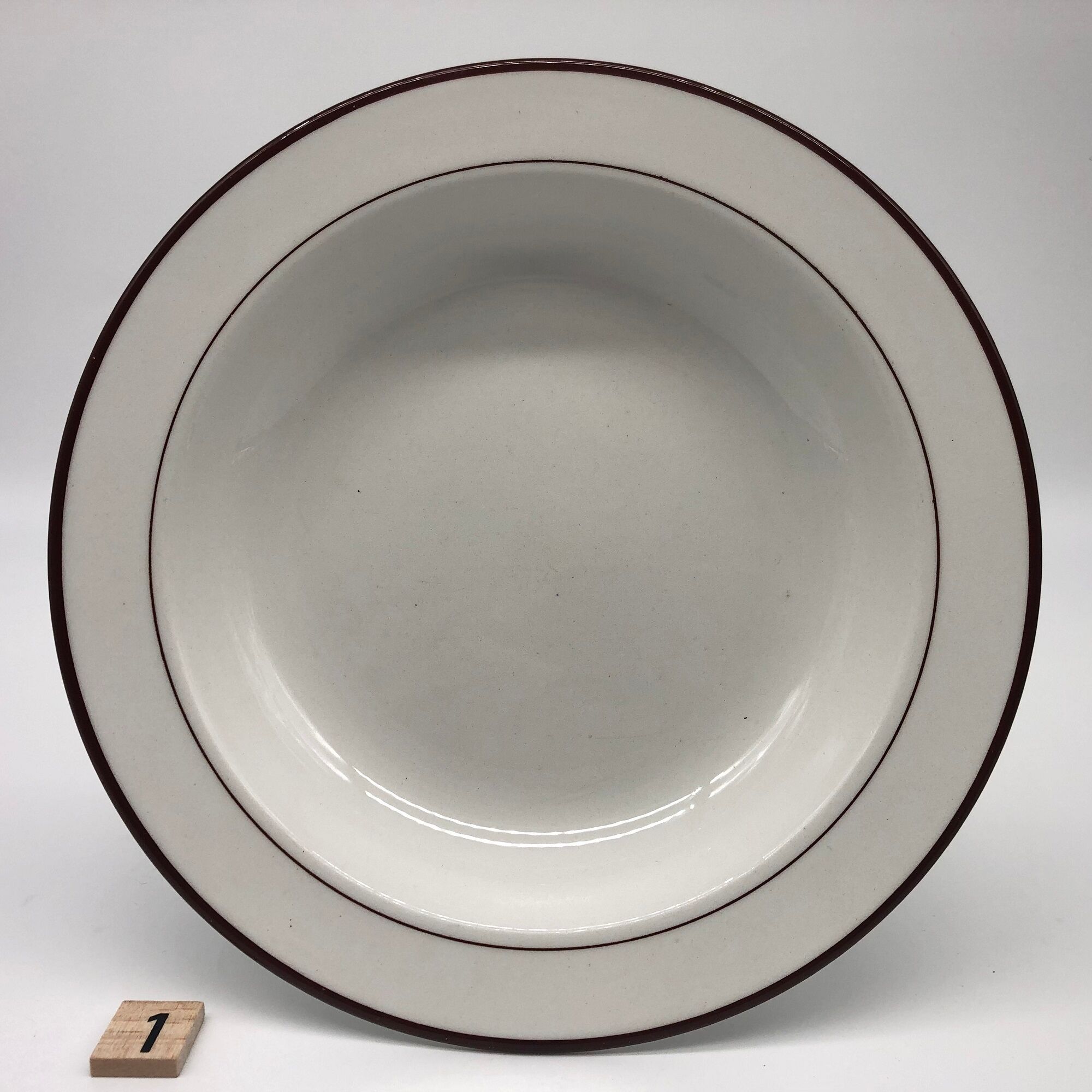 6 assiettes creuses “ nuova fontebasso”, italie