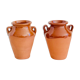 Pair of terracotta amphora vases