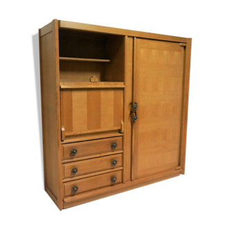 Armoire-secrétaire modèle "Gémeaux" par Guillerme et Chambron
