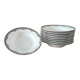 Lot of soup plates Limoges porcelain