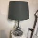 Kinetic glass and metal lamp 1970