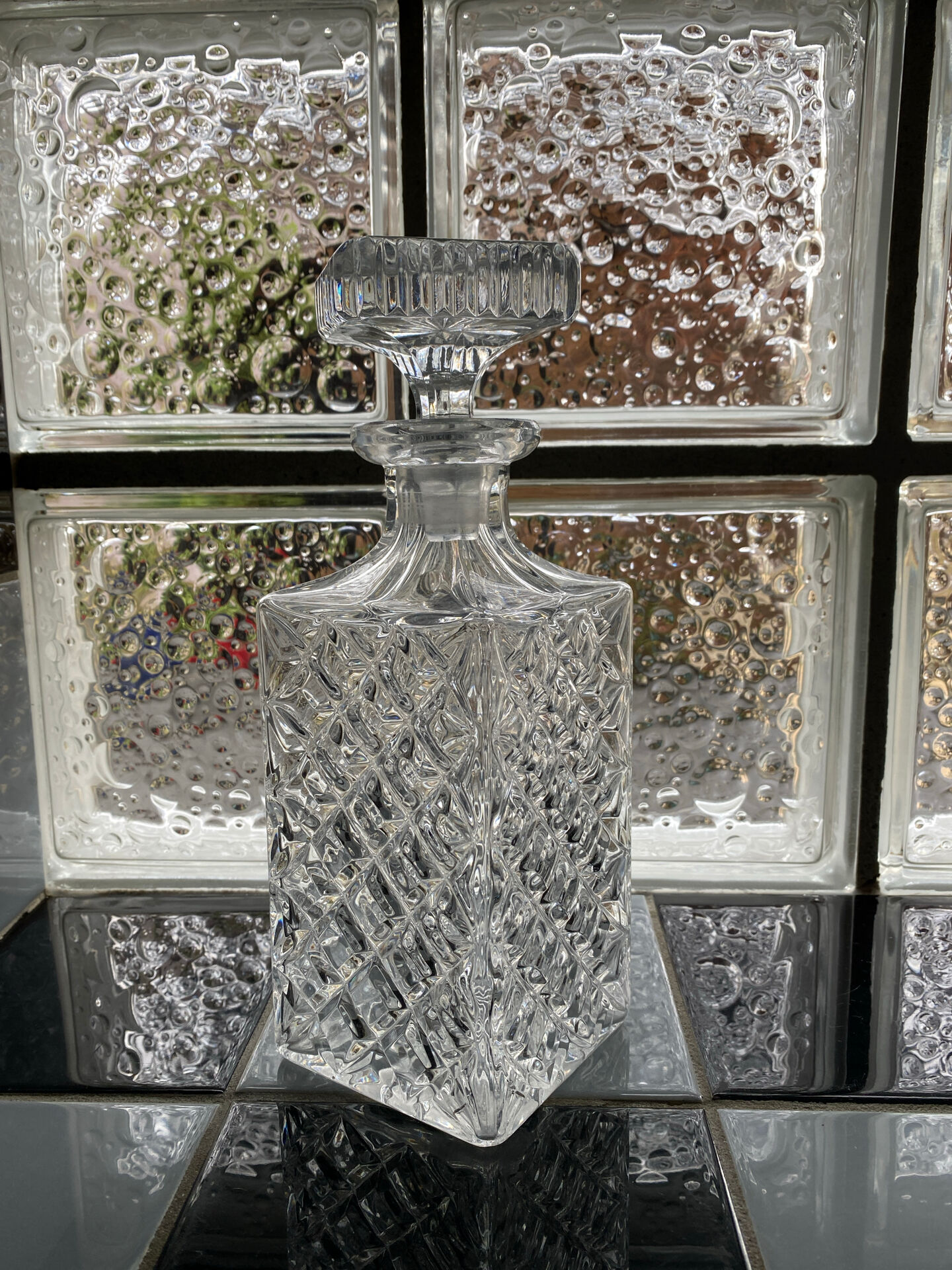 Vintage crystal carafe