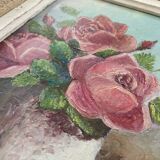 Small old framed painting