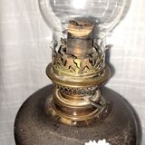 Art deco oil lamp