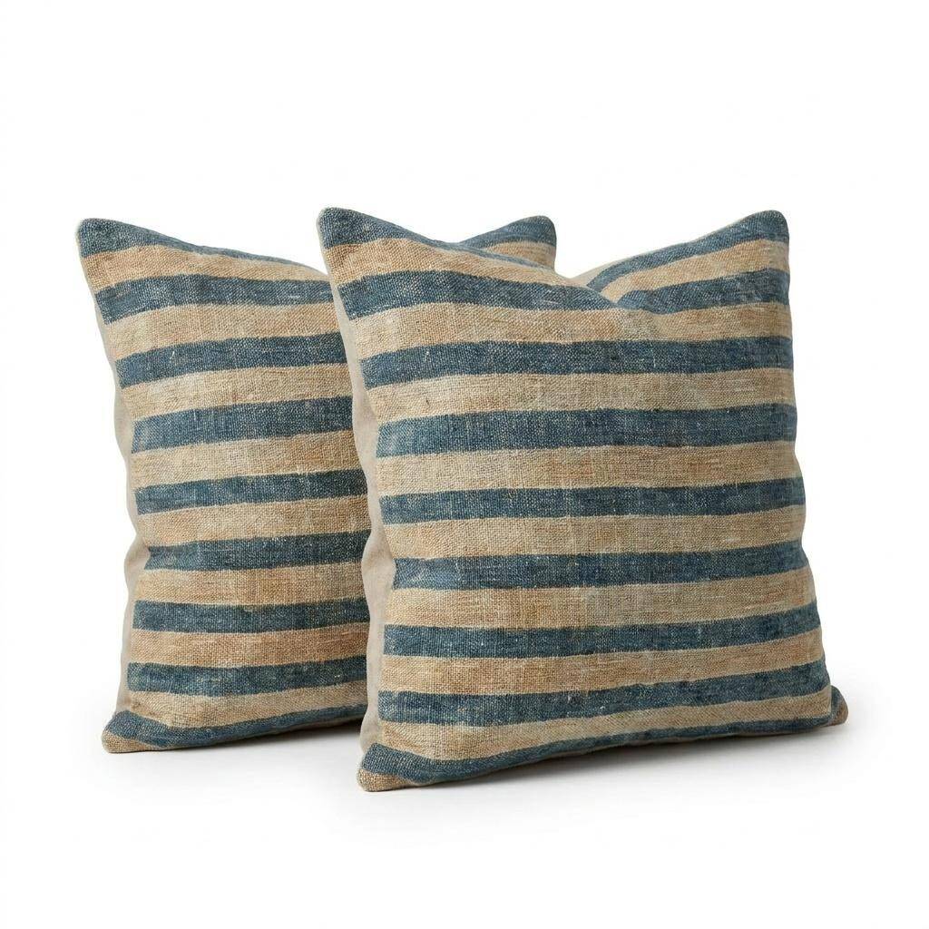 Set of 2 vintage Turkish cushion covers 51x51 cm