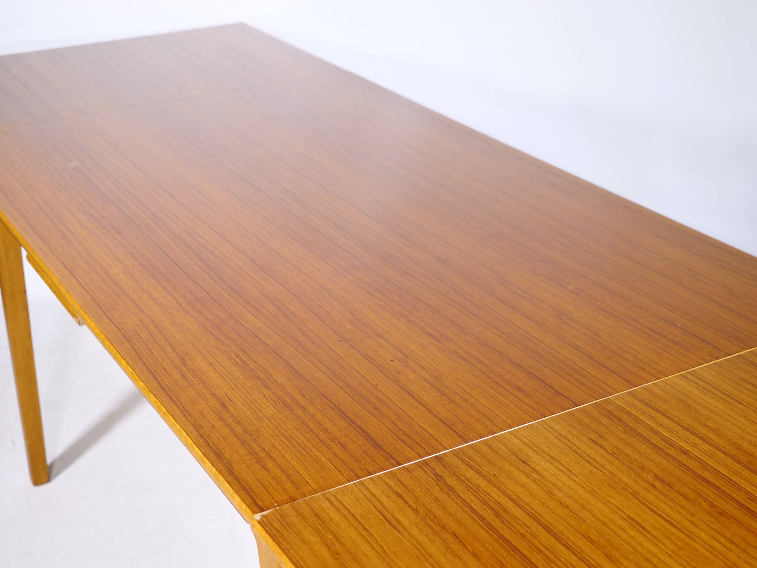 Extending Danish Mid-Century Teak Dining Table, 1960s
