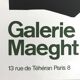 Original poster in lithograph after Eduardo Chillida, Maeght Gallery, 1968