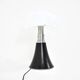 Black Pipistrello lamp by Gae Aulenti for Martinelli Luce, 1960s