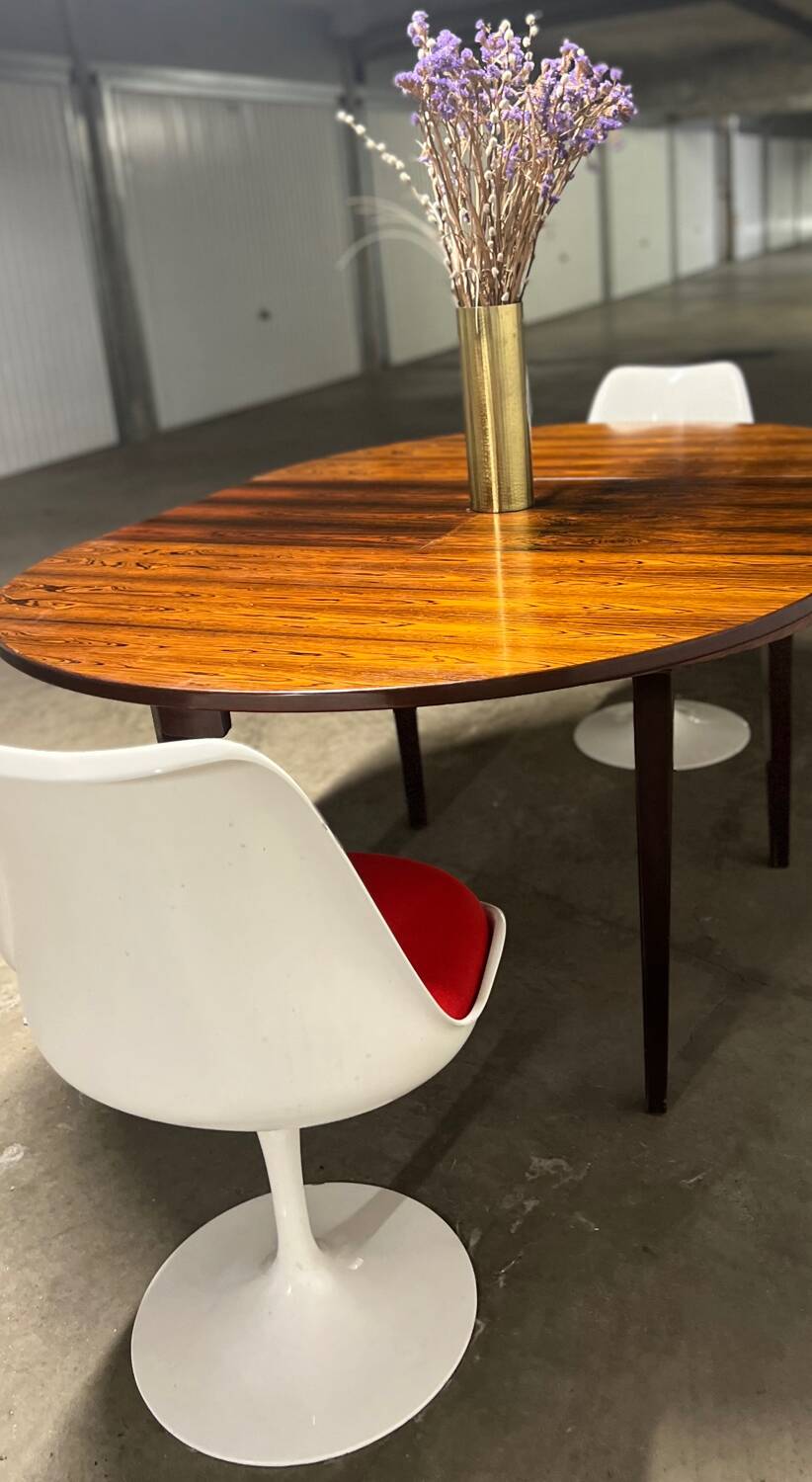 Table de Salle à Manger Pliante en Palissandre, Danemark, 1960s