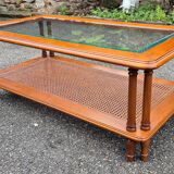 Table basse en merisier