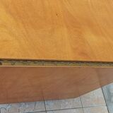 Scandinavian beech drop-leaf table