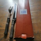 Service to cut silver-plated metal cartisane