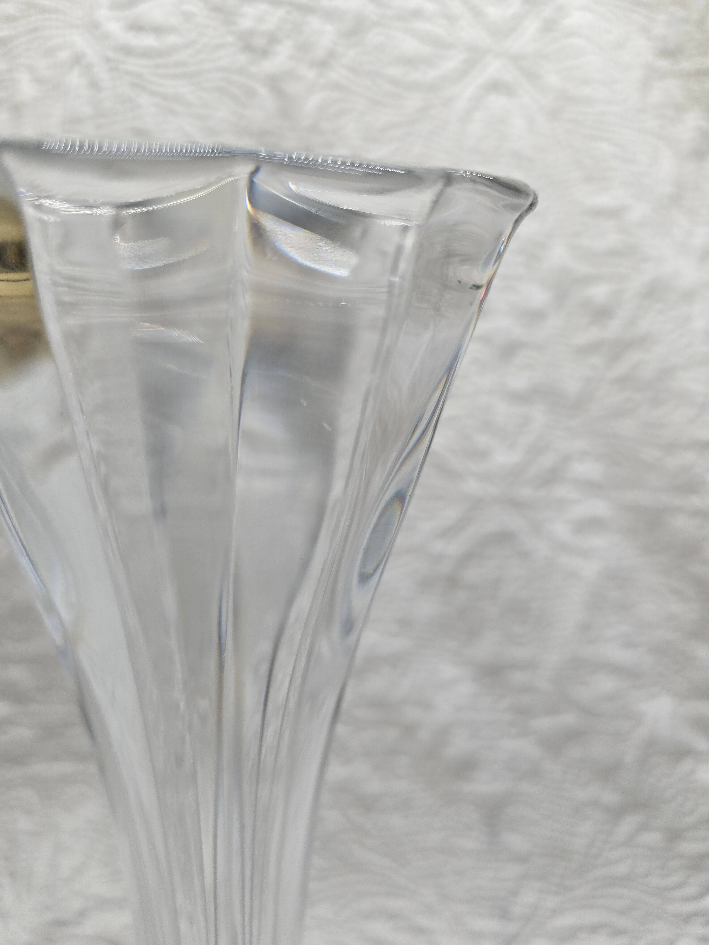 "Capucine" crystal vase