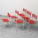 Lot de 6 chaises mod. spaghetti giandomenico belotti pour alias ​​80s vintage