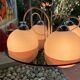 Lustre italien en opaline et plexiglas 70’s