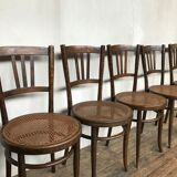 Set of 6 bentwood bistro luterma chairs