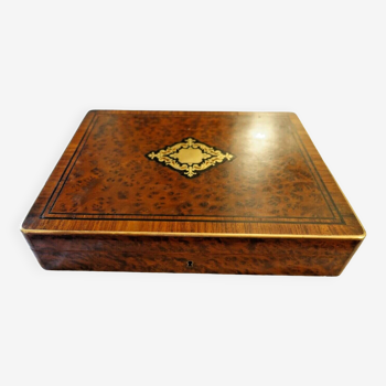 Boite coffret à jeux napoleon iii boulle