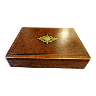 Boite coffret à jeux napoleon iii boulle