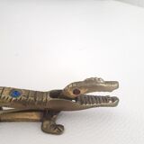 Vintage Nutcracker - Brass Crocodile - 1970