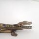 Vintage Nutcracker - Brass Crocodile - 1970