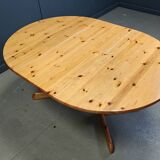 Rainer Daumiller style pine wood  Dining Table, 1970s