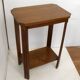 Small wooden Art Deco side table.