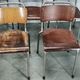 Set of 6 Gispen 106 Dutch Industrial Plywood Chairs, 1960s