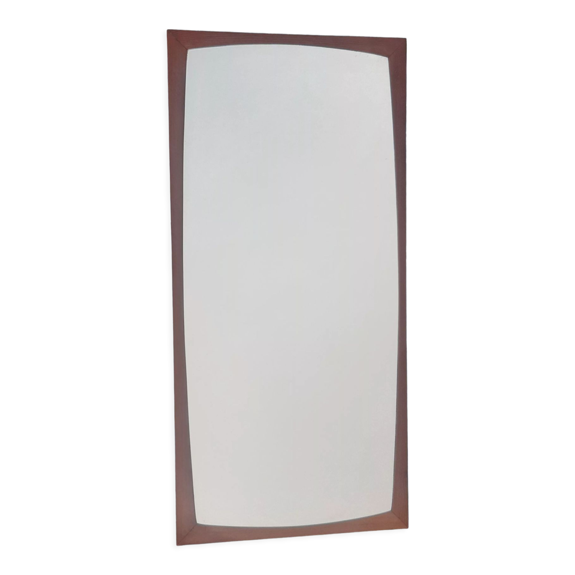 Scandinavian mirror 70s, 77x37 cm