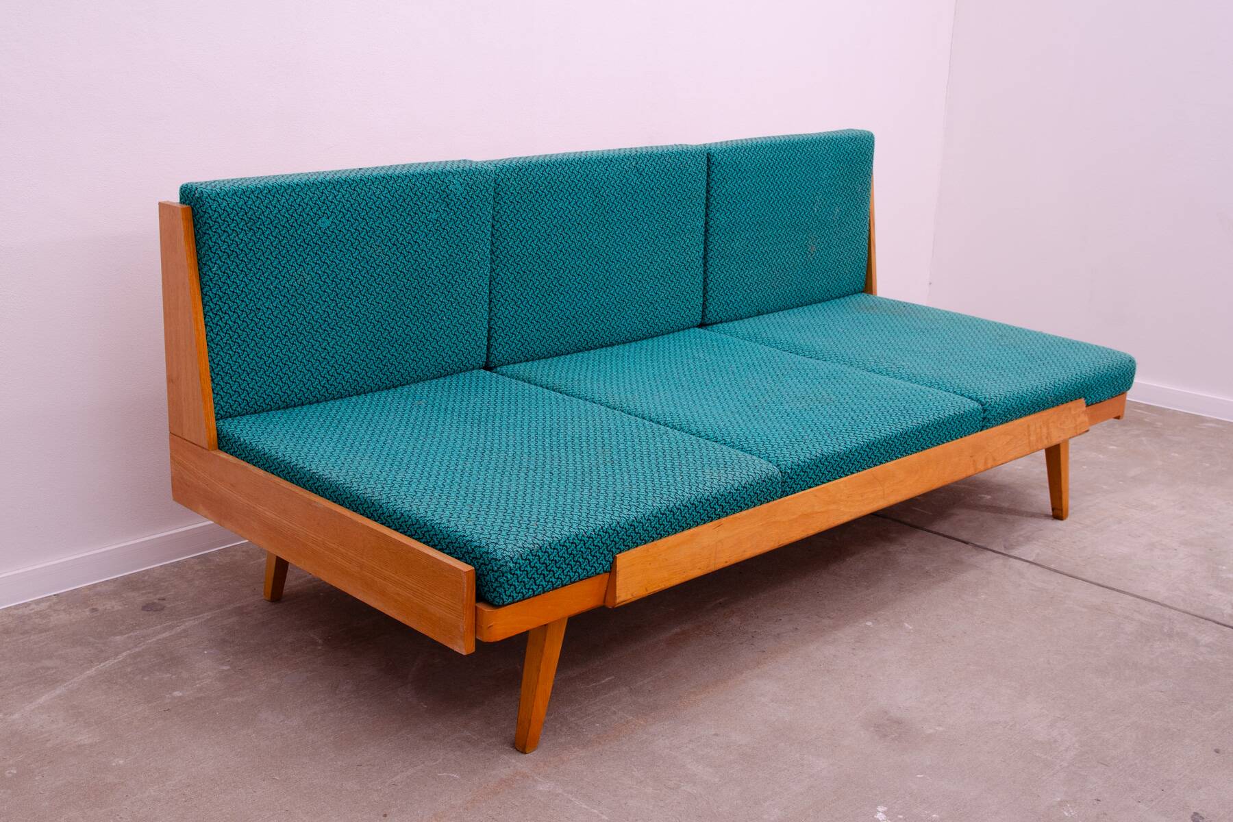 Mid century folding sofabed by Drevotvar, 1970´s, Czechoslovakia