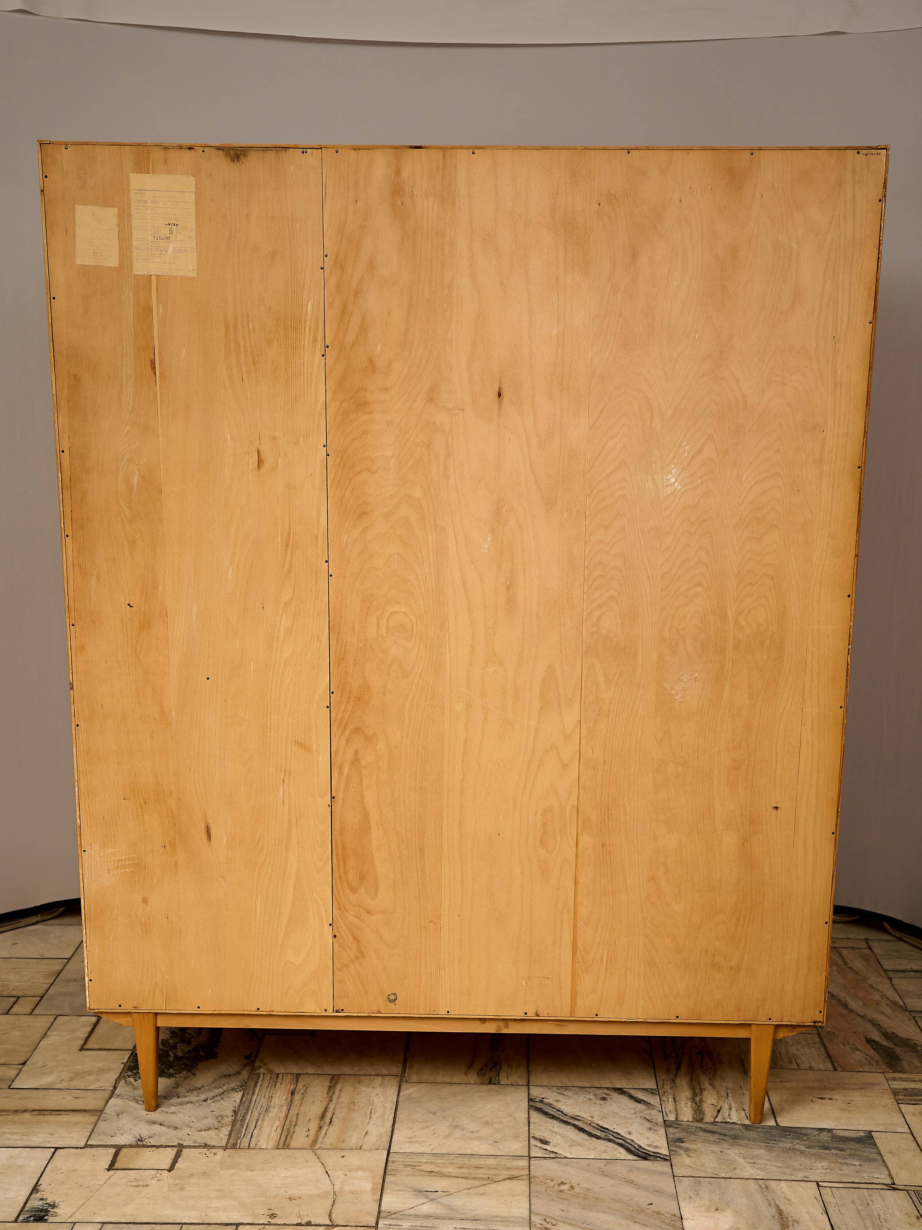 Czechoslovakian Vintage 3-door Wardrobe