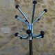 Standing coat rack in metal chrome 1950