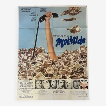 Poster for the film "Call me Mathilde" 1969