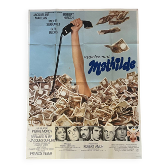 Poster for the film "Call me Mathilde" 1969