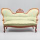 Neo-Rococo Sofa — 18th/20th Century Style — Carved Wooden Details — W 164 c